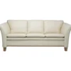 Wing soffa 3-sits – läder 5018sv vit